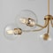 Maxim Lighting Knox 5-Light Globe Chandelier, Natural Aged Brass 21635CLNAB - alternate 2